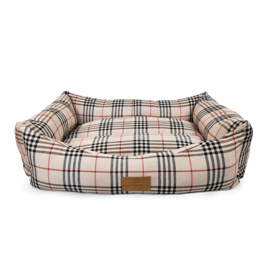 Dänisches Hundebett Knuth - Burberry Beige