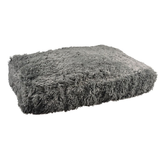 Dog cushion - fluffy, long hair 100 x 75 x 22 cm - orthopedically tested