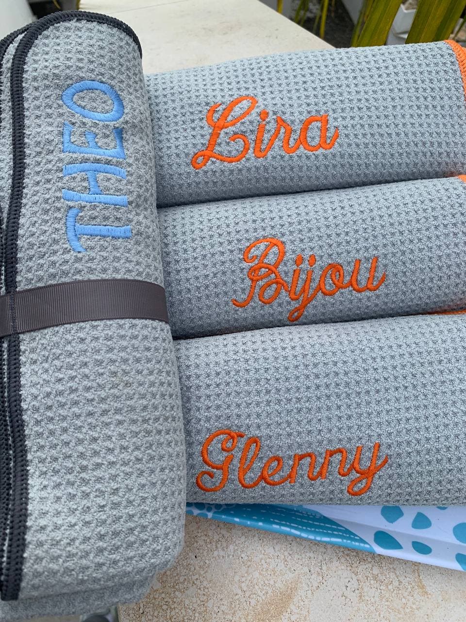 Mascosana Pet Towel, personalisiertes, saugstarkes Handtuch für Eure Lieblinge Hund, Katze, Pferd - Mascosana