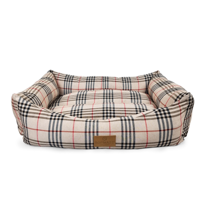 Dänisches Hundebett Knuth - Burberry Beige - 62 x 44 x 22 cm